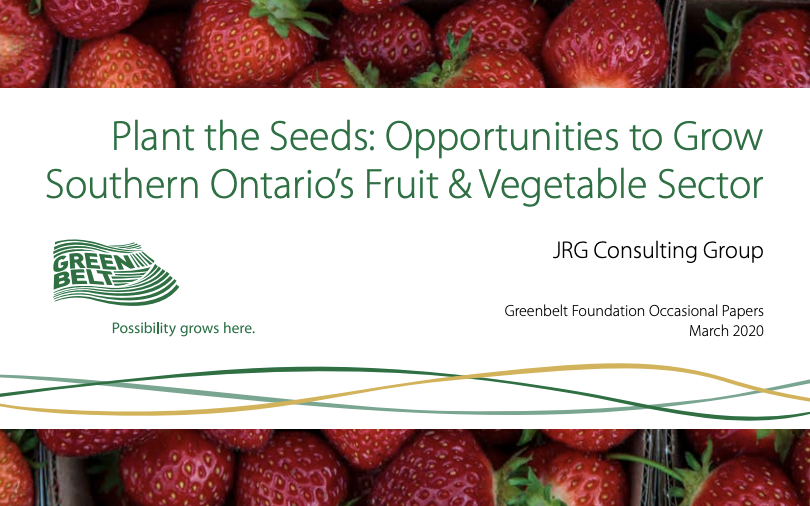 Greenbelt Foundation Outlines Opportunities To Grow Ontario's Fruit And ...